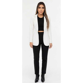 Casaco Sobretudo Feminino Maxi Neopreme Moda Inverno Luxo