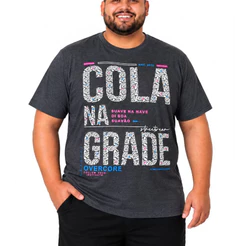 Camiseta Gangster Tamanho G2 original Plus Size Tamanho Grande.