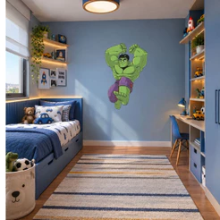Adesivo De Parede Hulk Teen