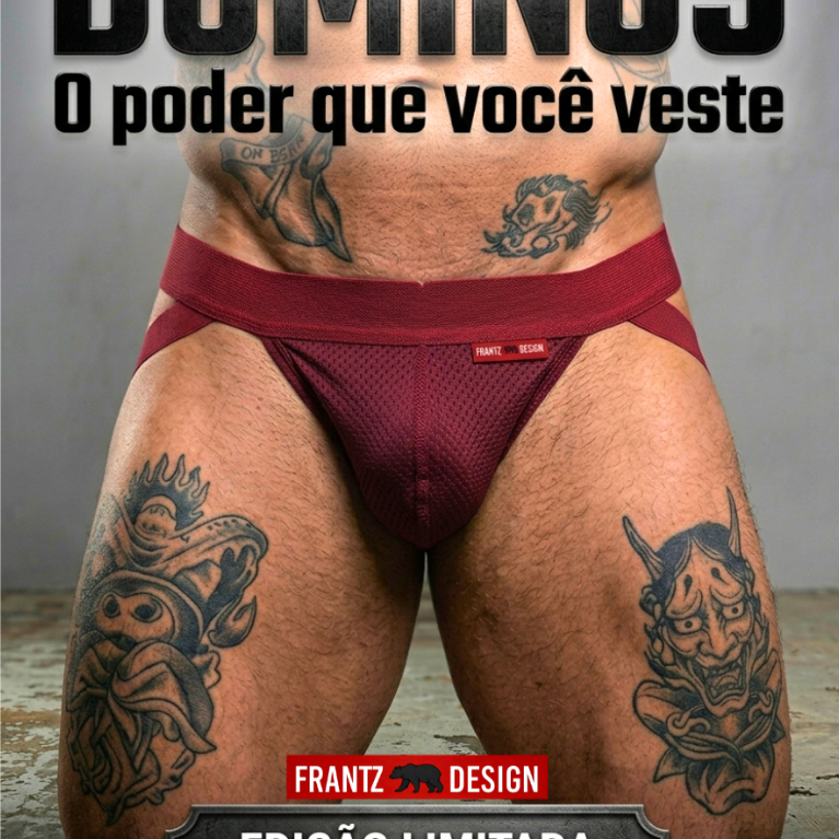 Cueca Masculina Jockstrap Dominus Sexy Confortavel