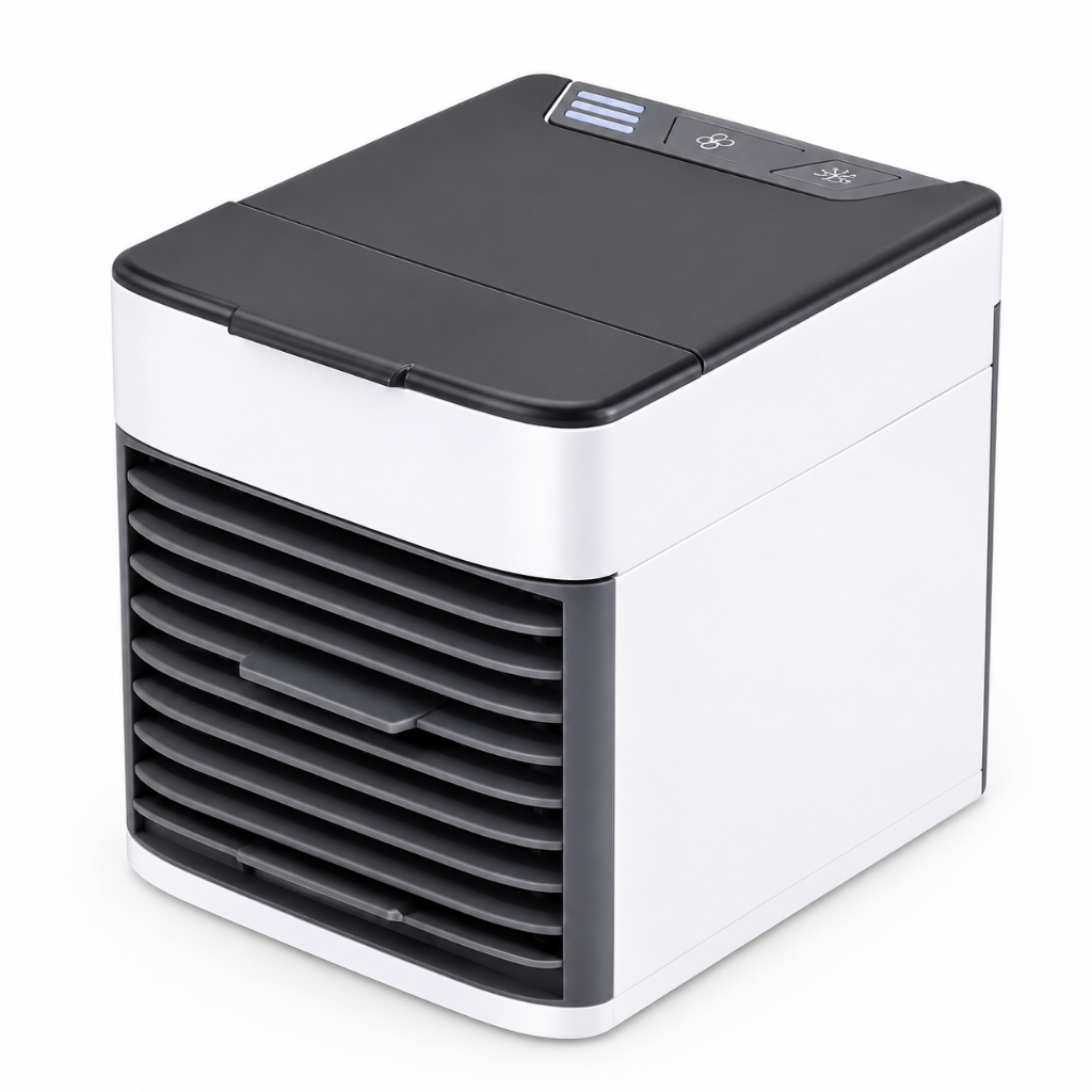 Mini Ar Condicionado Portátil Arctic Air Cooler Umidificador Climatizador Luz Led