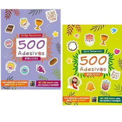 Kit com 1000 Adesivos Bíblicos | Antigo e Novo Testamento