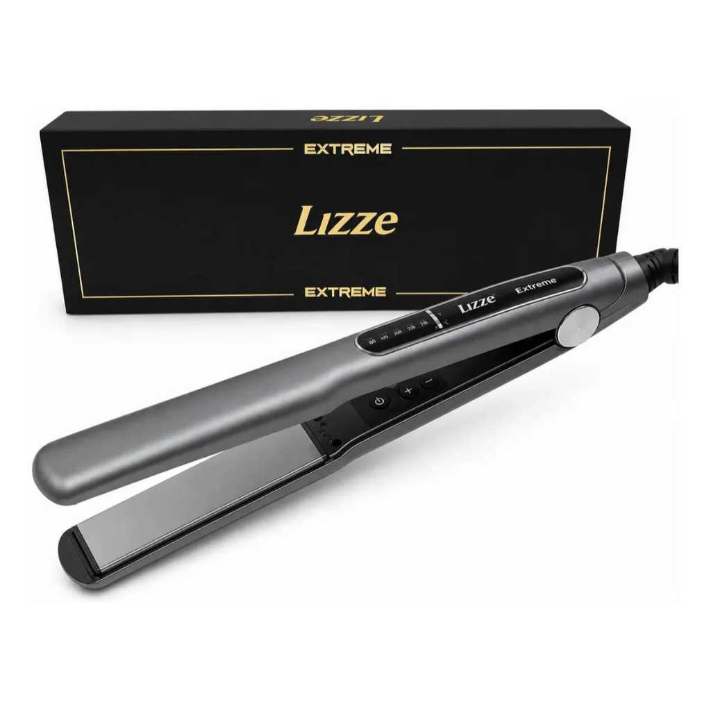 Prancha Lizze Extreme Profissional 480°F Titânio Chapinha de Cabelo