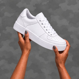 Tênis Masculino Feminino Casual Confortável Casual Street Branco Clean Lindo Leve Macio