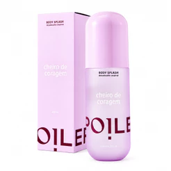Body Splash Feminino Spoiler Cheiro de Coragem 200ml Fragrância Corporal Marcante para Uso Diário