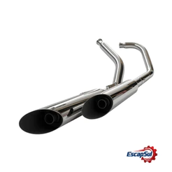 Escapamento Shadow 600 3,0 Polegadas Esportivo Fortuna Par