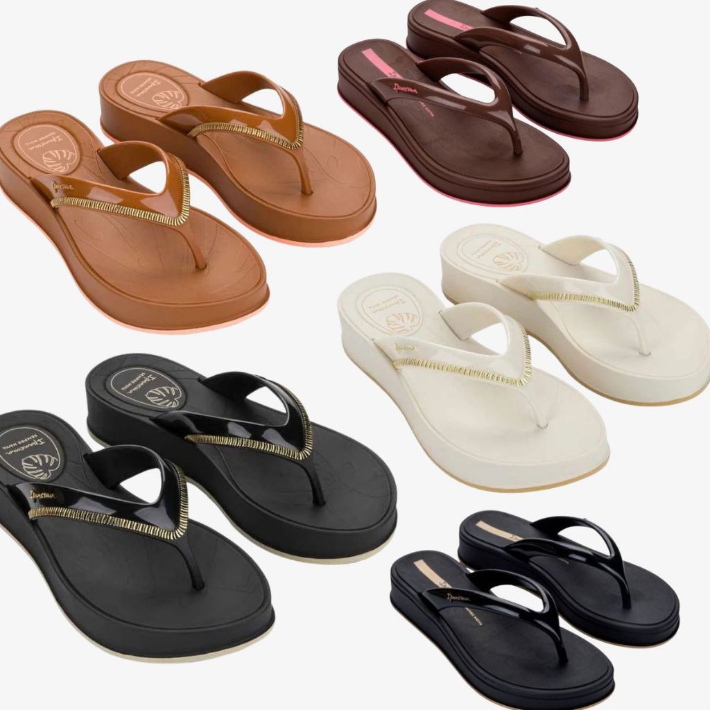 Chinelo Feminino Versátil Moderno Ipanema Glow Lançamento Confortável Original Flat