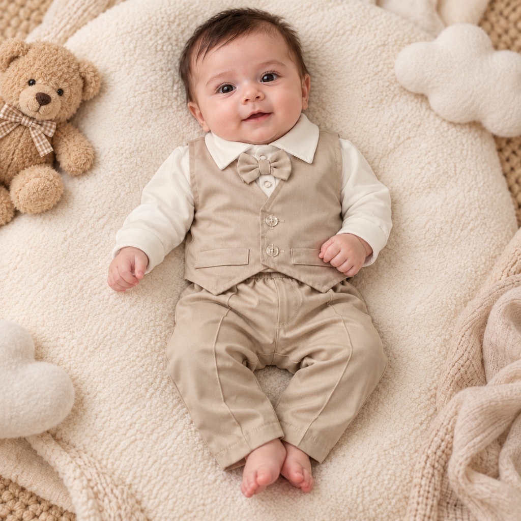 Conjunto Social para Bebê com Gravata Borboleta Zaion · foto 2