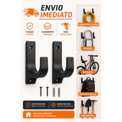 Suporte De Parede: Capacete, Mochila, Carabina, Espingarda, Toalha ABS Bucha + Parafuso Organização