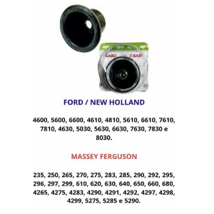 2 Retentor Cu de Burro Haste Freio Trator Ford 4600/4610/4810/5600/5610/6610+ Massey 275/285/299290/292/295/296/297/299+ — imagem 2 de 2