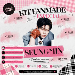 KIT UTT/BIAS FANMADE SEUNGMIN STRAYKIDS - ATÉ 120 ITENS