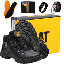 Bota Caterpillar Masculina Em Couro