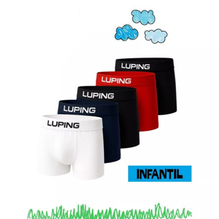 Cueca Boxer Infantil – Lisas e Estampadas - Microfibra de Qualidade, Não Aperta e Não Marca em Oferta na Shopee