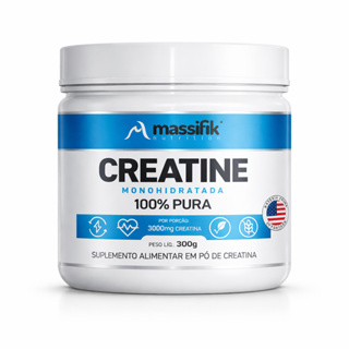 Creatina Monohidratada 100% Pura 300g | 100 Doses Alta Pureza Testada Ganho de Força Desempenho em Oferta na Shopee
