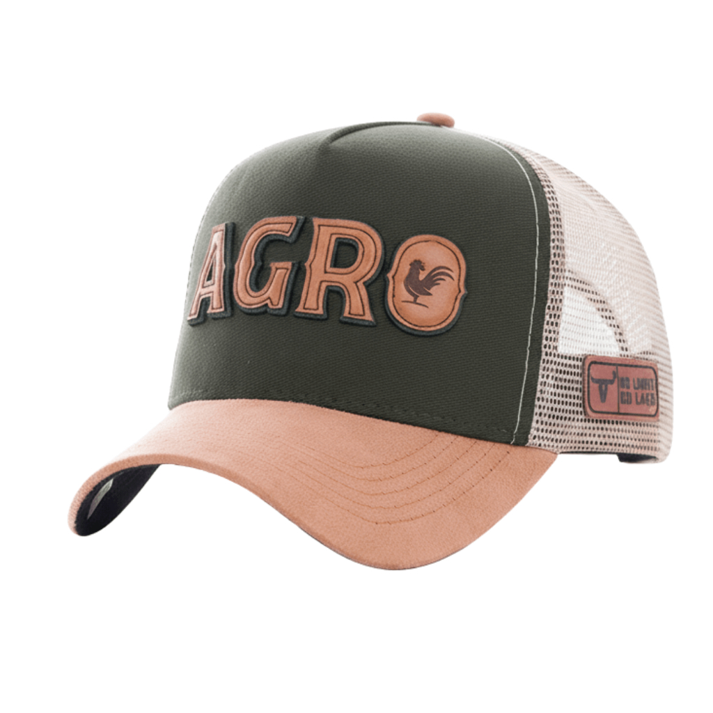 Boné Agro Trucker Estilo Americano Truck Country Agro Tela Bone Country Bone Original Premium