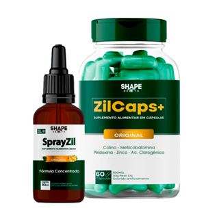 Kit ZilCaps+ 60 Capsulas e SprayZil 30 Ml Suplemento Alimentar Formula Concentrada Loja Oficial em Oferta na Shopee