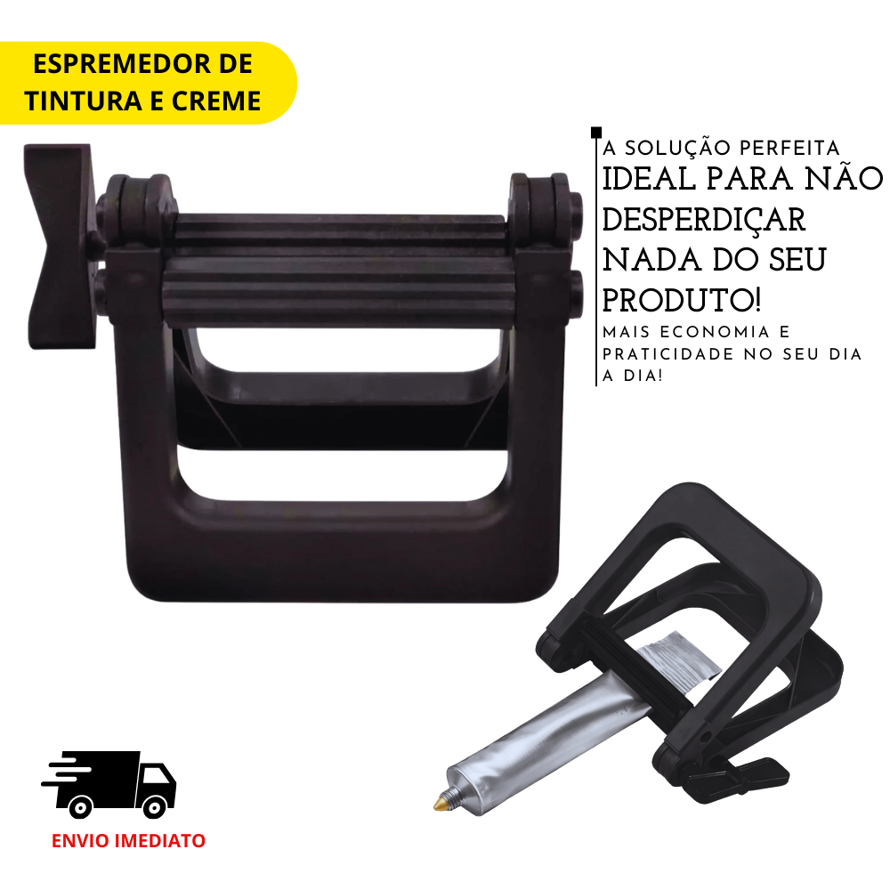 Espremedor Universal para Tinta, Creme e Pomada – Preto Resistente