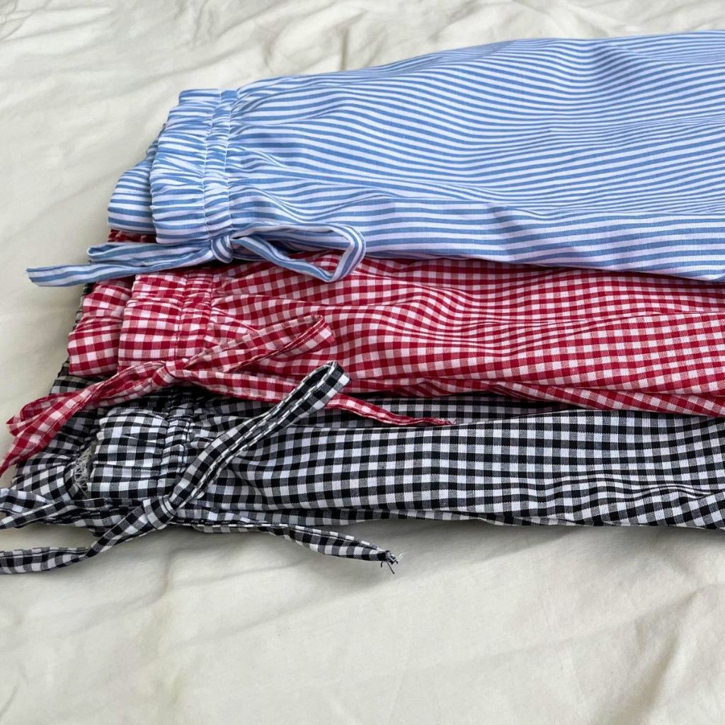 Kit 3 Shorts Casual Feminino Algodão Xadrez Conforto Dia a Dia Verão Shortinho em Oferta na Shopee