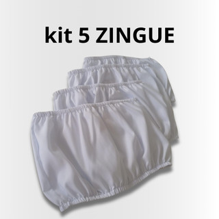 KIT COM 5 SINGUÊ ZINGUE ROUPA DE SANTO RAÇÃO INICIAÇÃO CANDOMBLÉ E UMBANDA TOP BUSTIER