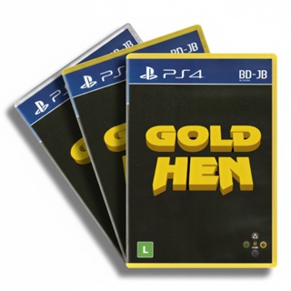 Disco de Desbloqueio PS4 Até 12.52 BDJ Bluray GoldHen Poops Caixa Personalizada + Suporte Pós-Venda em Oferta na Shopee