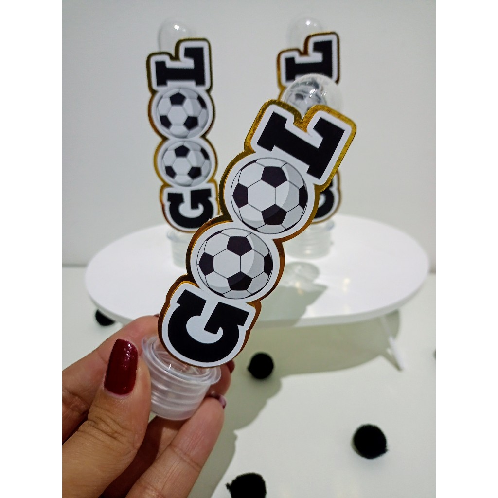 Aplique para Tubete Futebol (NÃO ACOMPANHA TUBETE)