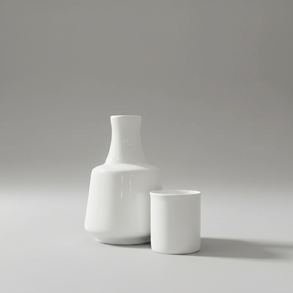 Moringa 800ml com Copo - Porcelana Branca VAI AO FORNO E MICRO ONDAS em Oferta na Shopee