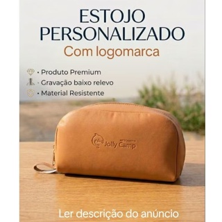 ESTOJO  NECESSAIRE PERSONALIZADO LOGOMARCA BRINDE MIMO CORPORATIVO( ler descrição do anúncio) em Oferta na Shopee