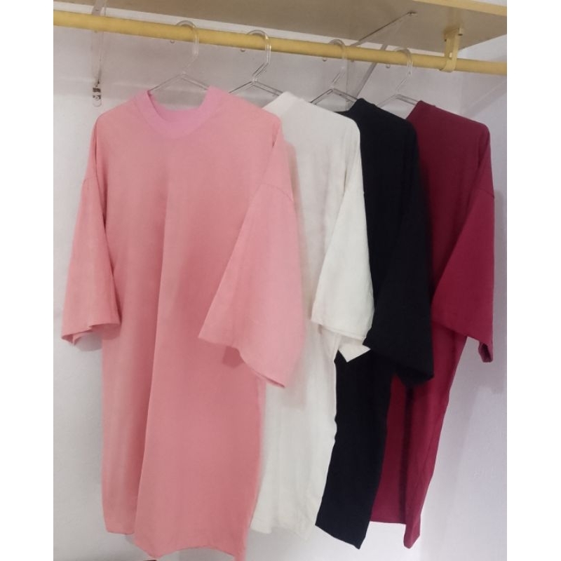 Camiseta oversized unissex 100 % algodão fio 30.1 penteado