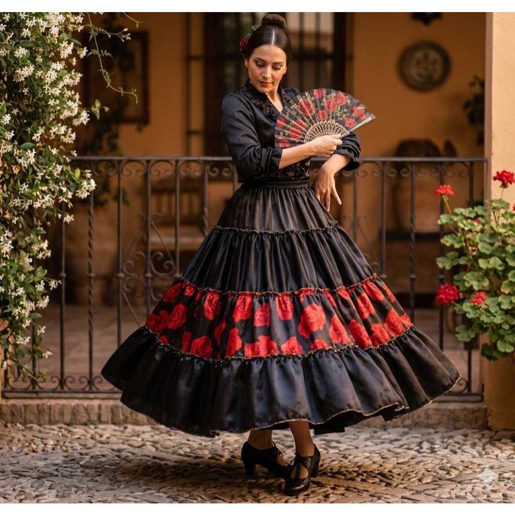SAIA COM 10,5M DE RODA--Pomba Gira- roupa umbanda -sem a blusa--ENVIAMOS O MAIS RÁPIDO POSSÍVEL----