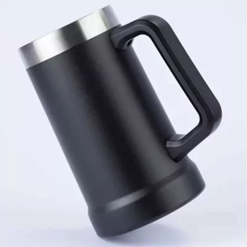 Caneca Térmica Chopp Cerveja Camada Dupla Em Inox Copo 710ml