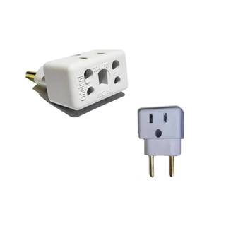 2 Adaptador Tomada Nova P/ Pino Grosso 16a Nespresso De Café