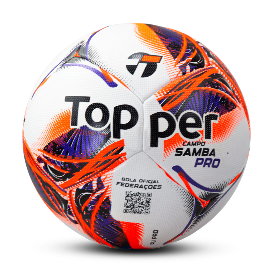 Bola Futebol de Campo Topper Samba Pro Original em Oferta na Shopee