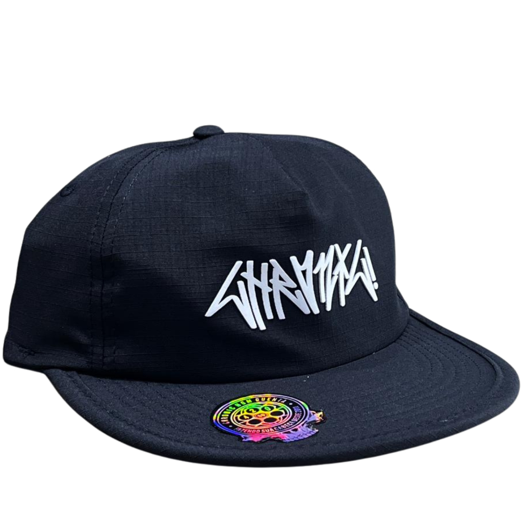 Boné Five Panel Chronic Preto/Branco Original