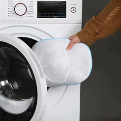 Saco De Malha Bonés Máquina Lavar Seca Transportar Protetor