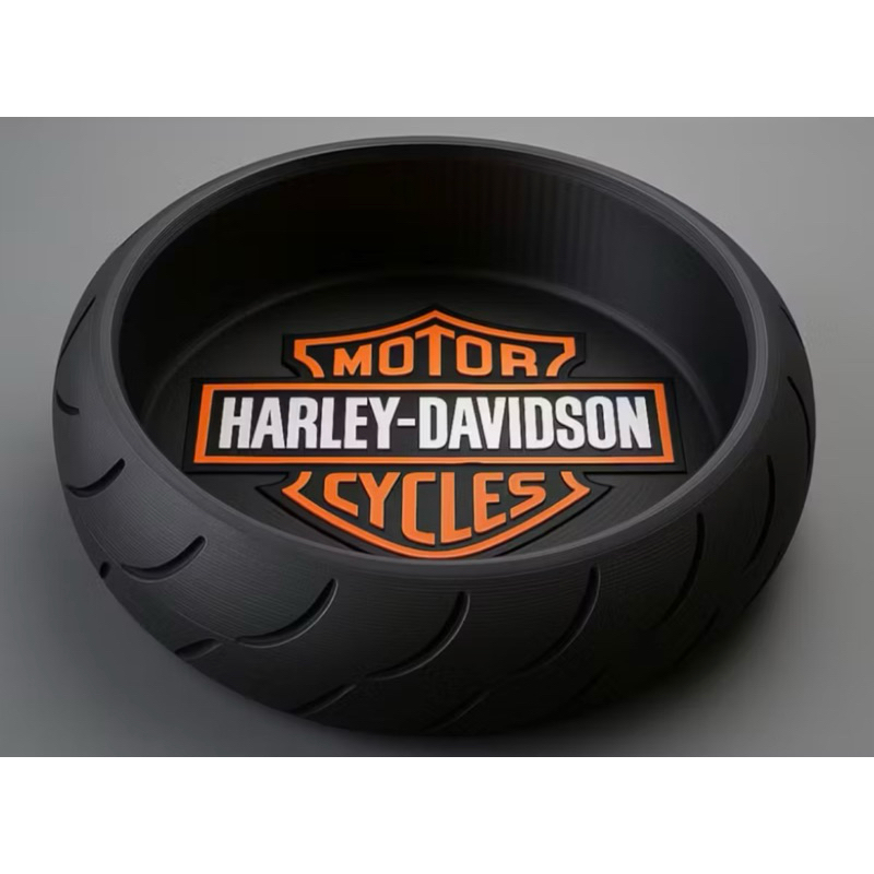 Porta Objetos Pneu Harley Davidson - Organizador de Ambiente - Decorativo