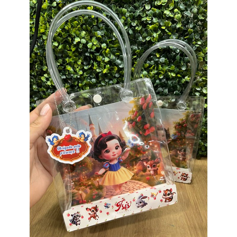Sacola personalizada 20x20x8  - Personalizada – Lembrancinha Infantil Luxo