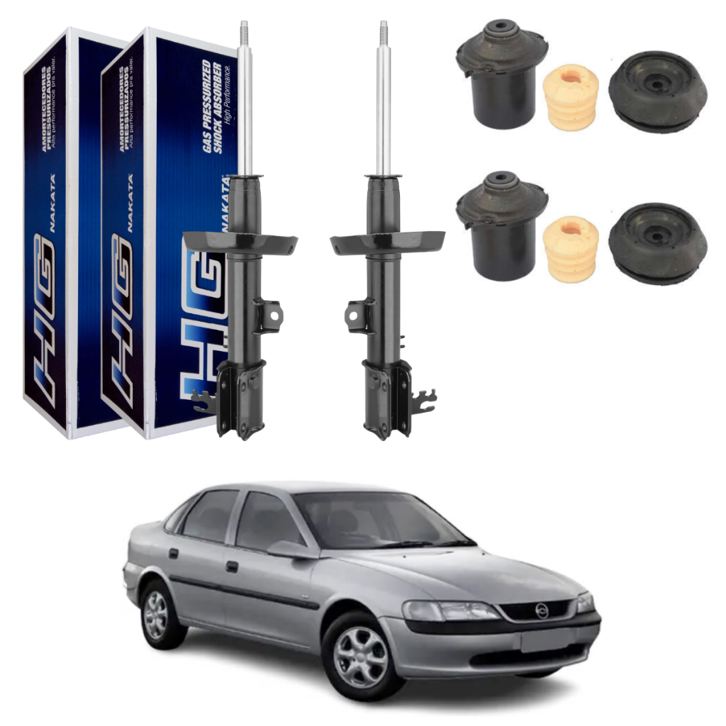 PAR AMORTECEDOR DIANTEIRO VECTRA 1996 A 2005 NAKATA + KIT
