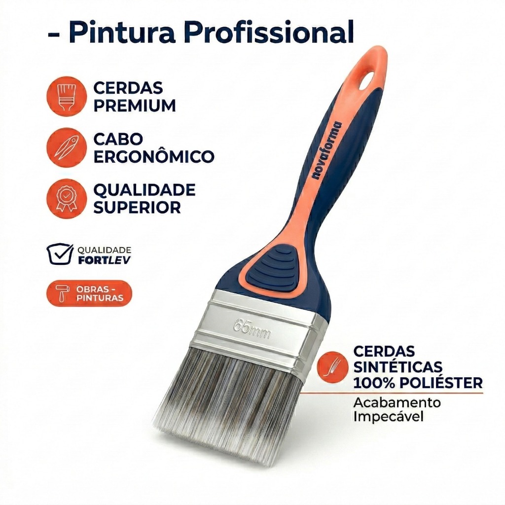 Trincha para Pintura pro 2 1/2 " em Oferta na Shopee