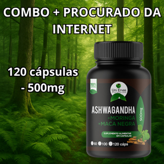 Suplemento Natural 3 em 1 - 120  500mg em Oferta na Shopee