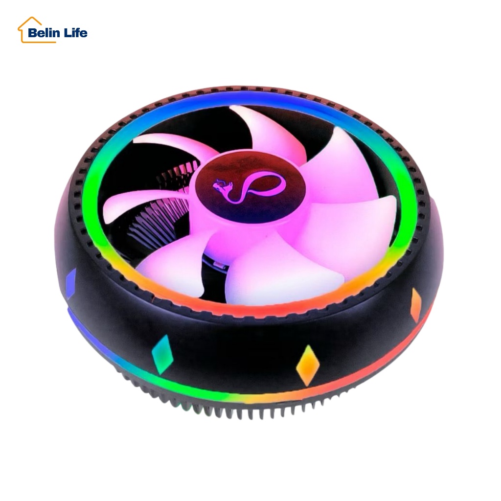 Cooler Led RGB Ventoinha PC CPU Processador Intel AMD em Oferta na Shopee