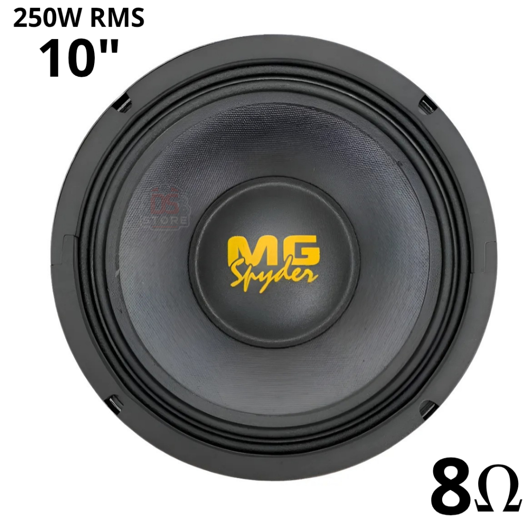 Médio grave spyder MG500 10 polegadas 250W RMS 8 ohms