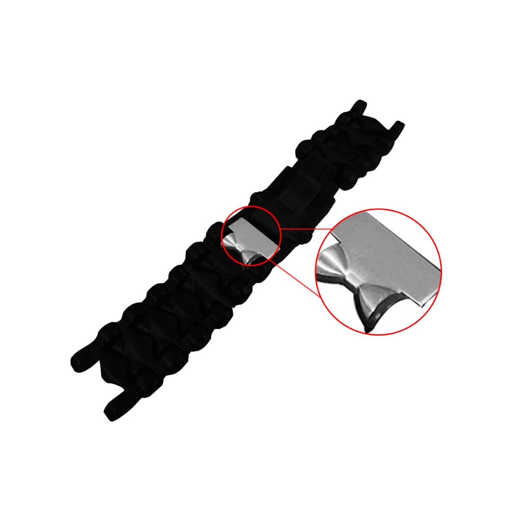 Gomo Terminal para encaixar o fecho Para Pulseira Oakley Tank Minute Titânium acabamento escovado