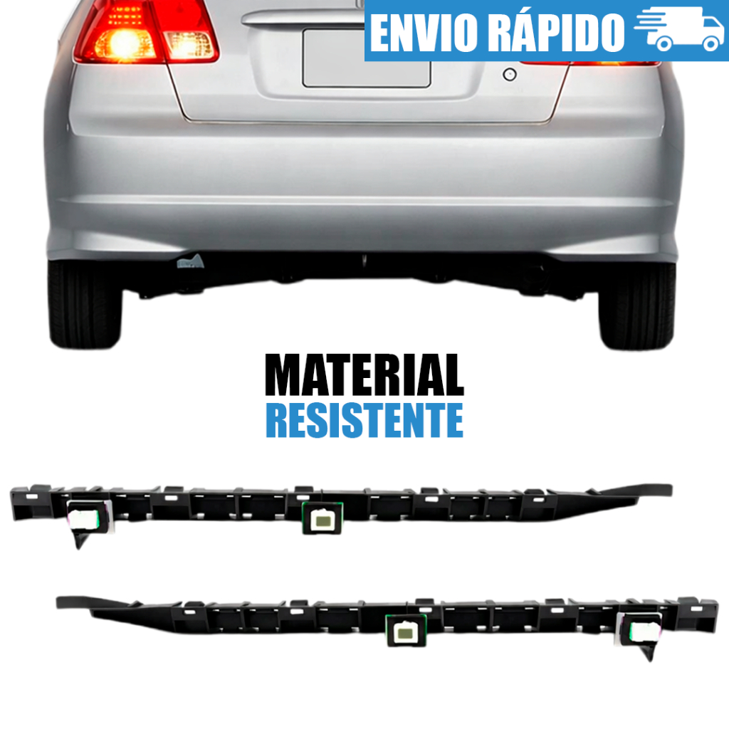 Guia Suporte Parachoque Traseiro Civic 2003 A 2006 Oferta em Oferta na Shopee