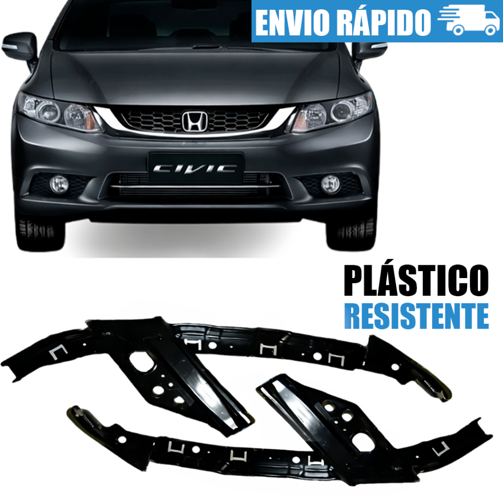 Par Suporte Farol Civic Lxl 2012 A 2016 De Plástico em Oferta na Shopee