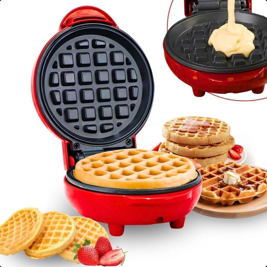 Transforme Seu Café da Manhã perfeitos com a Máquina de Waffles 220W