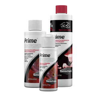 Seachem Prime Condicionador de Água Aquário Remove Cloro e Neutraliza Amônia 50mL, 100mL e 325mL em Oferta na Shopee