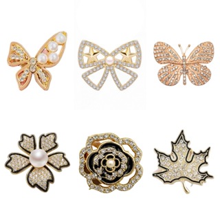 Kit 6 Broches Pequenos Para Roupa Feminina Sortidos Strass em Oferta na Shopee