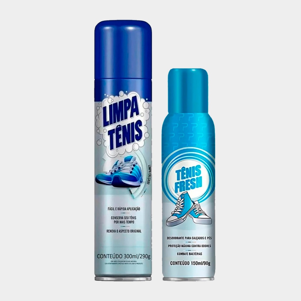 Limpa Tenis e Tenis Fresh Desodorante Petroplus Kit Cuidado em Oferta na Shopee