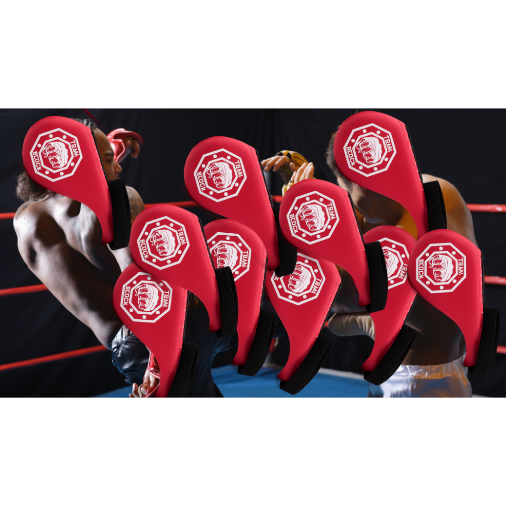 KIT 10 PÇ Raquete de Chute Muay Thai Taekwondo Profissional Aparador Treino Karate Muay Thai KungFu  Adulto e Infantil