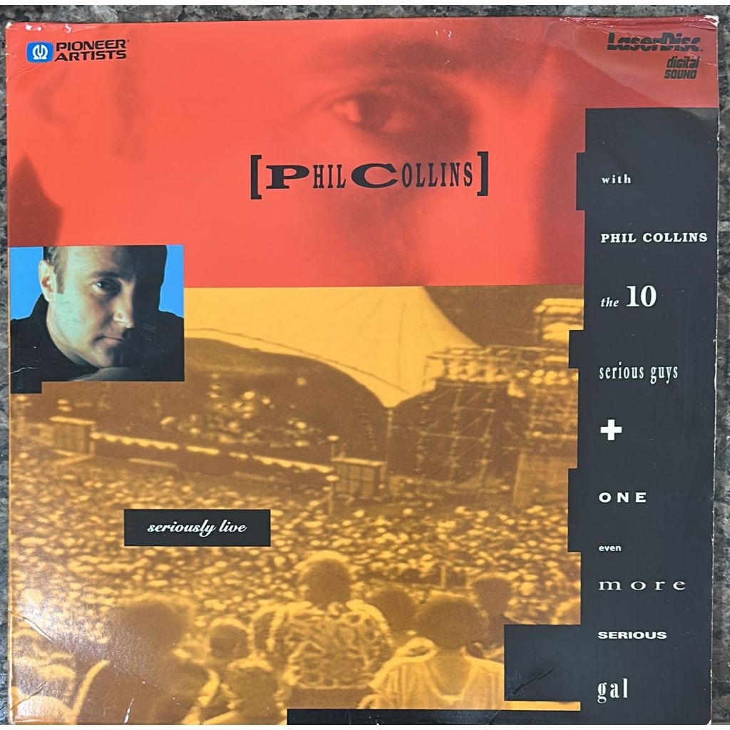 Ld Laserdisc Phil Collins-seriously Live-us Duplo Genesis